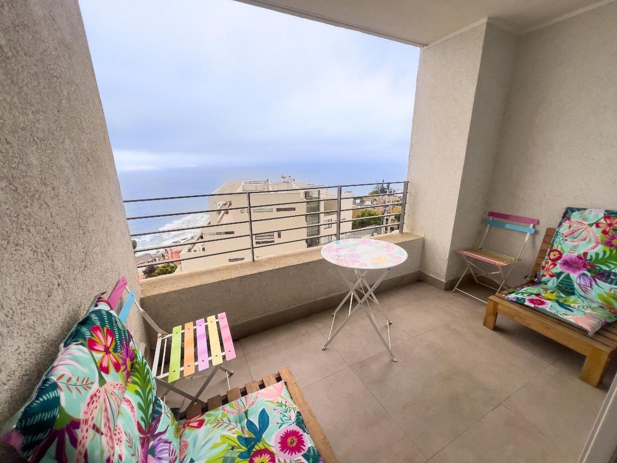 Apartamento Escapada 2 En Renaca Con Vista Al Mar *